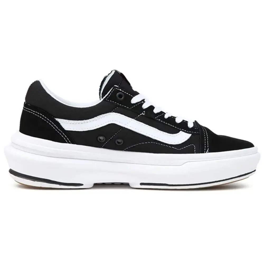 VANS MEN'S 10 OLD SKOOL OVERT COMFYCUSH BLACK WHITE NIB NB0A7Q5EBA2
